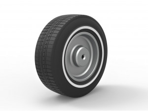 Car wheel 4 3Dプリントモデル