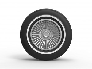 Car wheel 4 3Dプリントモデル