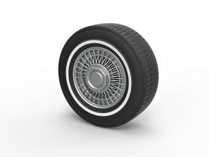 Wire wheel 3 scale 1 to 10 3D Print Model
