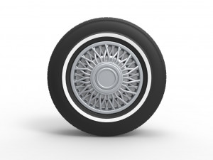 Wire wheel 4 scale 1 to 10 3D Baskı Modeli