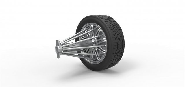 Slab wheel scale 1 to 10 3D-printmodel .c4d .max .obj .3ds .fbx .stl .blend 