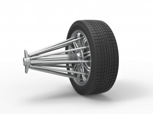 Slab wheel scale 1 to 10 3D-printmodel
