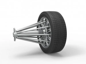Slab wheel scale 1 to 10 3D Print Model