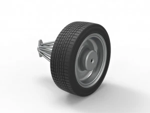 Slab wheel scale 1 to 10 3D Print Model