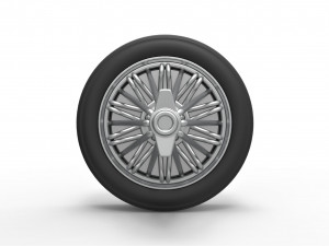 Slab wheel scale 1 to 10 3D-printmodel