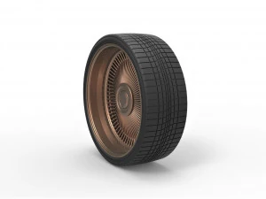 Wire wheel 5 scale 1 to 10 3D Print Model