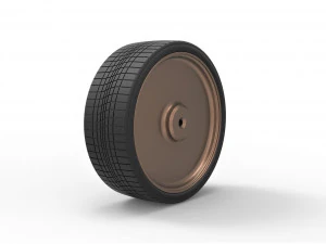 Wire wheel 5 scale 1 to 10 3D Print Model