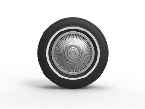 Car wheel 6 scale 1 to 10 3Dプリントモデル