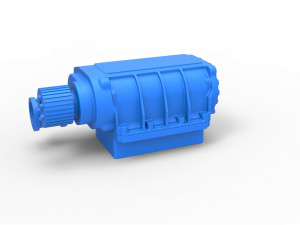Supercharger scale 1 to 25 3D 프린트 모델