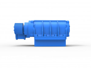 Supercharger scale 1 to 25 3D 프린트 모델