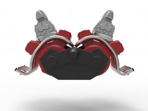 Double engine v8 version 2 3D 模型