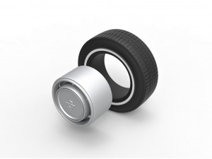 Car wheel 7 scale 1 to 10 3D Print Model