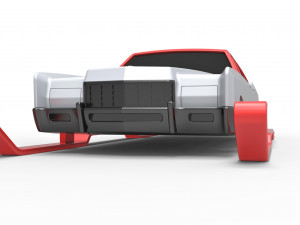 Car of Santa scale 1 to 25 Model Cetak 3D