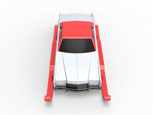 Car of Santa scale 1 to 25 Model Cetak 3D