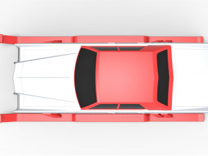 Car of Santa scale 1 to 25 Model Cetak 3D