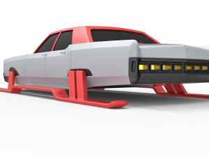 Car of Santa scale 1 to 25 Model Cetak 3D