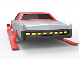 Car of Santa scale 1 to 25 Model Cetak 3D