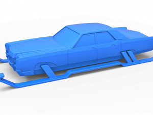 Car of Santa scale 1 to 25 Model Cetak 3D