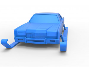 Car of Santa scale 1 to 25 Model Cetak 3D
