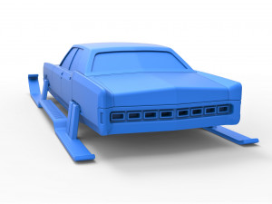 Car of Santa scale 1 to 25 Model Cetak 3D