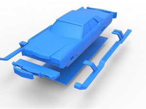 Car of Santa scale 1 to 25 Model Cetak 3D