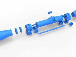 Scope for cosplay blaster 15 3D Print Model
