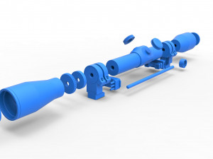 Scope for cosplay blaster 15 3D Print Model