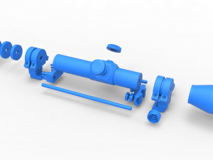 Scope for cosplay blaster 15 3D Print Model