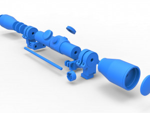 Scope for cosplay blaster 15 3D Print Model