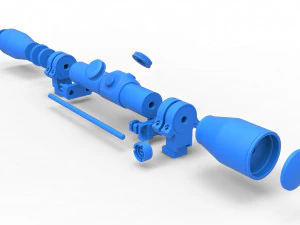 Scope for cosplay blaster 15 3D Print Model