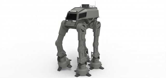 Concept walker for zombie apocalypses 2 3D 模型 .c4d .max .obj .3ds .fbx .stl .blend 