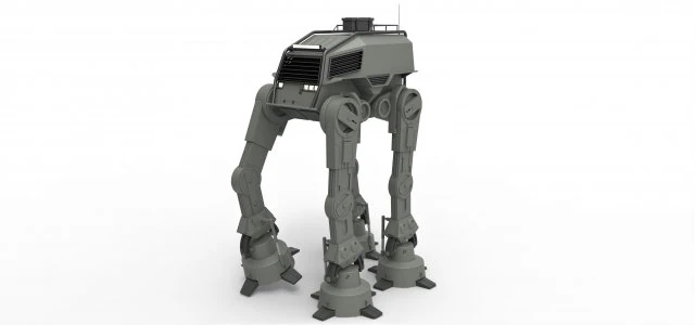 Concept walker for zombie apocalypses 2 3D Model .c4d .max .obj .3ds .fbx .stl .blend