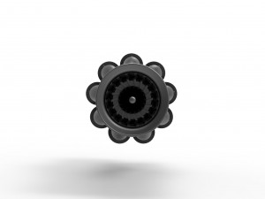Jet engine key fob 3D 프린트 모델