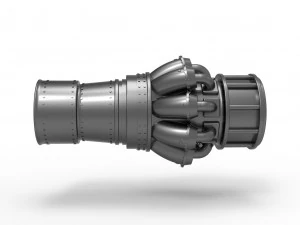 Chave do motor a jato Modelo de Impressão 3D