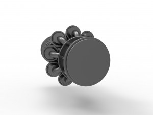 Jet engine key fob 3D 프린트 모델