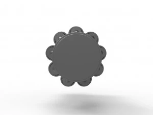 Chave do motor a jato Modelo de Impressão 3D