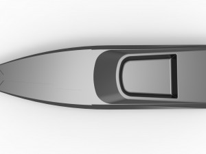 Speed boat key fob 3D Print Model