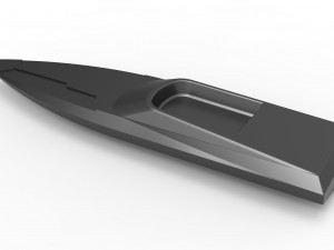 Speed boat key fob 3D Print Model