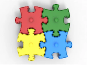 Puzzle cell box 3D Print Model