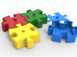 Puzzle cell box 3D Print Model