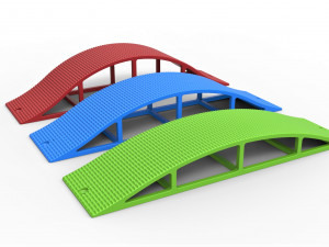 Cross axle bridge for diecast rc cars scale 1 to 10 3D Print Model