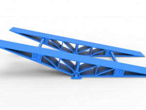 Bridge for diecast rc cars scale 1 to 10 Modèles 3D en vedette