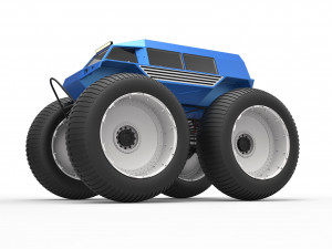 Fat mud truck v2 3D Модель