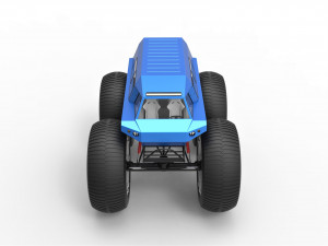 Fat mud truck v2 3D Модель