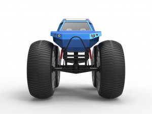 Fat mud truck v2 3D Модель