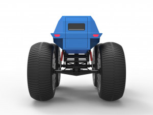 Fat mud truck v2 3D Модель