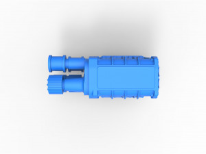 Double supercharger scale 1 to 25 3D Baskı Modeli