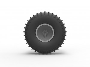 Wheel from atlas atv scale 1 to 20 3D Print Model