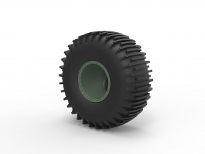 Offroad wheel 37 scale 1 to 20 3Dプリントモデル