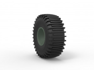 Offroad wheel 37 scale 1 to 20 3D Принт Модель